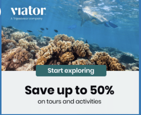 Road trips from Dallas link to a save 50%% Viator Ad. Viator is a site for purchasing tours and activities at a discount.